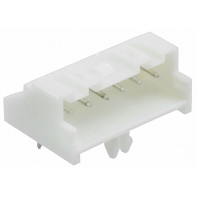 TE Connectivity Economy Power 2.5 Series Right Angle Through Hole PCB Header, 6 Contact(s), 2.5mm Pitch, 1 Row(s),