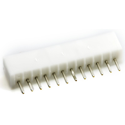 JST PH Series Straight Through Hole PCB Header, 12 Contact(s), 2.0mm Pitch, 1 Row(s), Shrouded