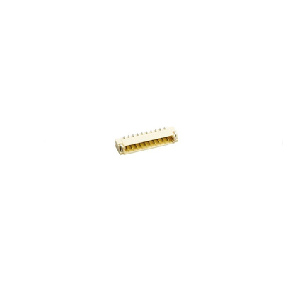 JST XSR Series Straight Surface Mount PCB Header, 10 Contact(s), 0.6mm Pitch, 1 Row(s), Shrouded