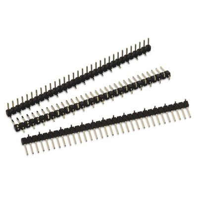 Wurth Elektronik WR-PHD Series Straight Surface Mount Pin Header, 14 Contact(s), 2.54mm Pitch, 1 Row(s), Unshrouded