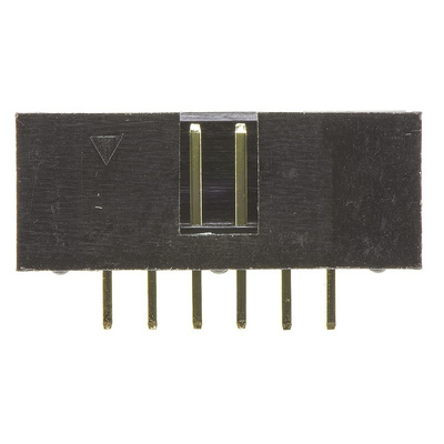 Amphenol ICC T821 Series Straight Through Hole PCB Header, 12 Contact(s), 2.54mm Pitch, 2 Row(s), Shrouded