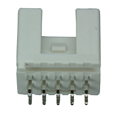 JST PUD Series Straight Through Hole PCB Header, 10 Contact(s), 2.0mm Pitch, 2 Row(s), Shrouded