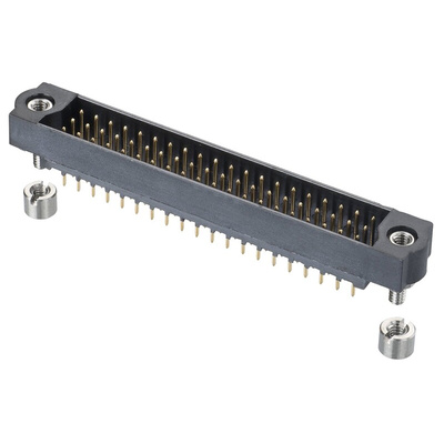 HARWIN Datamate J-Tek Series Straight Through Hole PCB Header, 60 Contact(s), 2.0mm Pitch, 3 Row(s), Shrouded