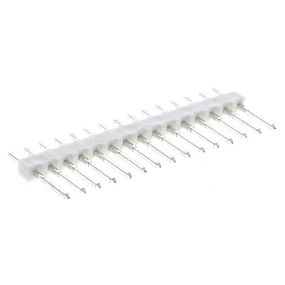 Molex KK 254 Series Straight Through Hole Pin Header, 15 Contact(s), 2.54mm Pitch, 1 Row(s), Unshrouded