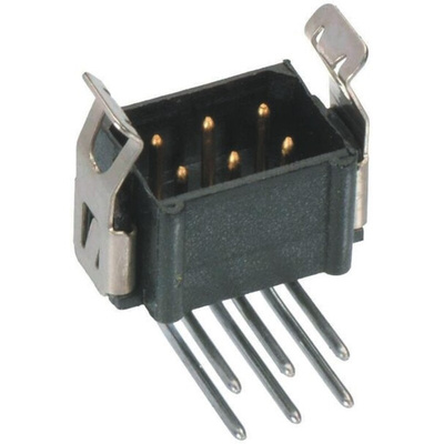 HARWIN Datamate L-Tek Series Right Angle Through Hole PCB Header, 12 Contact(s), 2.0mm Pitch, 2 Row(s), Shrouded