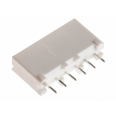 Hirose DF33C Series Straight Through Hole PCB Header, 6 Contact(s), 3.3mm Pitch, 1 Row(s), Shrouded