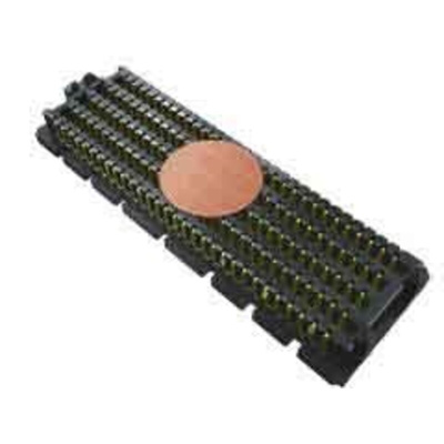Samtec SEAM Series Straight Surface Mount PCB Header, 400 Contact(s), 1.27mm Pitch, 8 Row(s), Shrouded