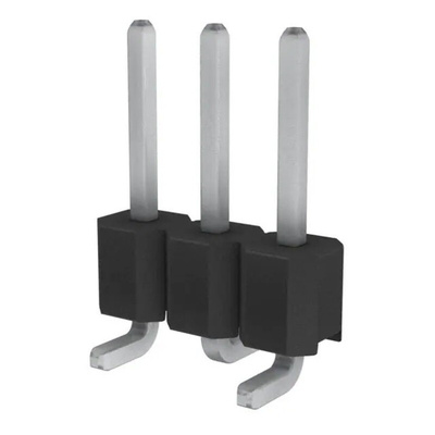 Molex C-Grid Series Vertical Surface Mount Pin Header, 3 Contact(s), 2.54mm Pitch, 1 Row(s), Unshrouded
