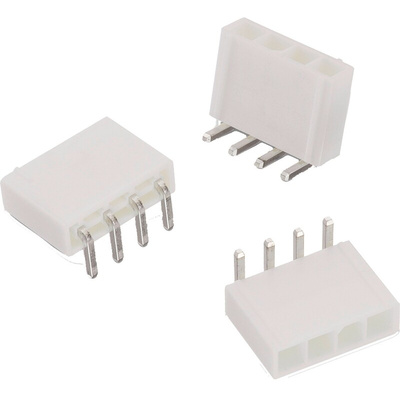 Wurth Elektronik WR-MPC4 Series Vertical PCB Header, 2 Contact(s), 4.2mm Pitch, 2 Row(s)