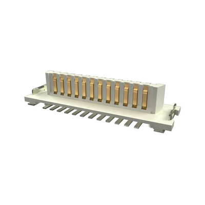 Amphenol Communications Solutions Conan Lite Series Straight, Vertical PCB Header, 25 Contact(s), 1.0mm Pitch, Shrouded