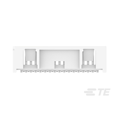 TE Connectivity MICRO CT Series Straight Board Mount PCB Header, 17 Contact(s), 1.2mm Pitch, 1 Row(s)