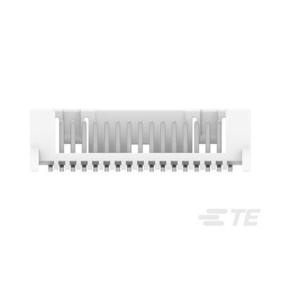 TE Connectivity MICRO CT Series Straight Board Mount PCB Header, 17 Contact(s), 1.2mm Pitch, 1 Row(s)