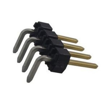 Molex C-Grid III Series Right Angle Through Hole Pin Header, 4 Contact(s), 2.54mm Pitch, 1 Row(s), Unshrouded
