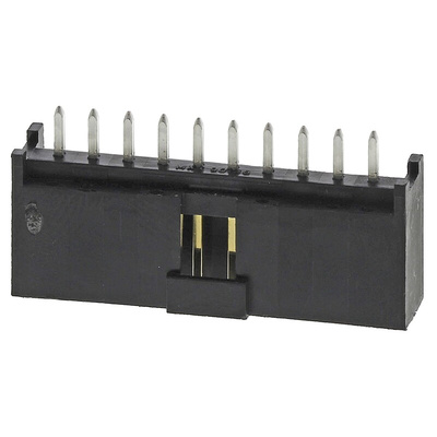Molex C-Grid III Series Straight Through Hole PCB Header, 10 Contact(s), 2.54mm Pitch, 1 Row(s), Shrouded