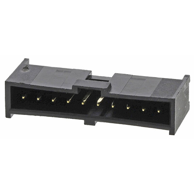 Molex C-Grid III Series Straight Through Hole PCB Header, 10 Contact(s), 2.54mm Pitch, 1 Row(s), Shrouded