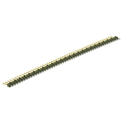 TE Connectivity AMPMODU MOD II Series Straight Through Hole Pin Header, 50 Contact(s), 2.54mm Pitch, 1 Row(s),