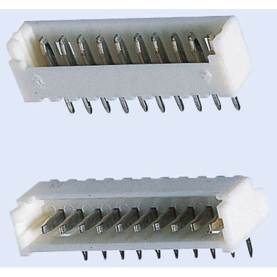 Molex PicoBlade Series Right Angle Through Hole PCB Header, 9 Contact(s), 1.25mm Pitch, 1 Row(s), Shrouded