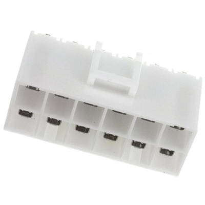 JST VL Series Straight Through Hole PCB Header, 12 Contact(s), 6.2mm Pitch, 2 Row(s), Shrouded