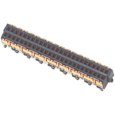 ERNI MicroSpeed, 1mm Pitch, 50 Way, 2 Row, Straight PCB Header, Surface Mount