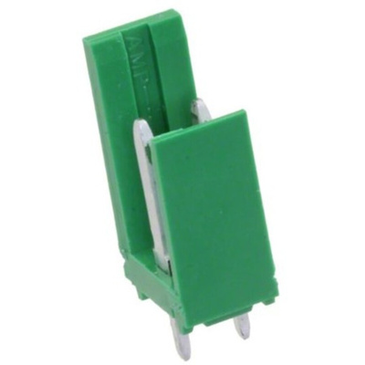 TE Connectivity AMPMODU MOD I Series Straight Through Hole PCB Header, 2 Contact(s), 3.96mm Pitch, 1 Row(s), Shrouded