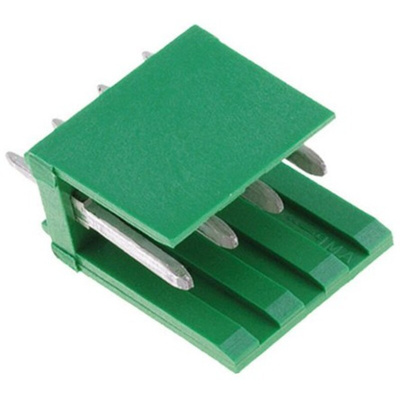 TE Connectivity AMPMODU MOD I Series Straight Through Hole PCB Header, 4 Contact(s), 3.96mm Pitch, 1 Row(s), Shrouded