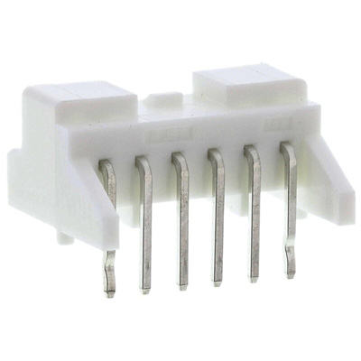 JST PA Series Right Angle Through Hole PCB Header, 6 Contact(s), 2.0mm Pitch, 1 Row(s), Shrouded