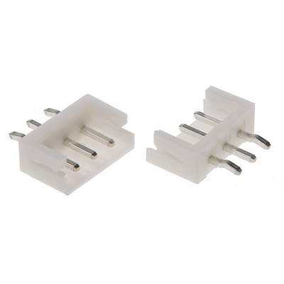 JST EH Series Straight Through Hole PCB Header, 3 Contact(s), 2.5mm Pitch, 1 Row(s), Shrouded