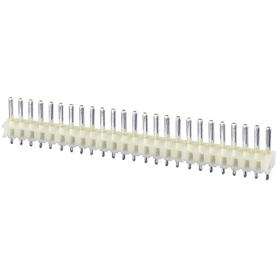 JST NH Series Straight Through Hole Pin Header, 25 Contact(s), 2.5mm Pitch, 1 Row(s), Unshrouded