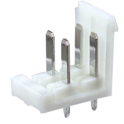 JST XL Series Straight Through Hole PCB Header, 4 Contact(s), 5.0mm Pitch, 2 Row(s), Shrouded