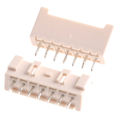 JST XA Series Straight Through Hole PCB Header, 7 Contact(s), 2.5mm Pitch, 1 Row(s), Shrouded