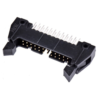 3M 3000 Series Straight Through Hole PCB Header, 24 Contact(s), 2.54mm Pitch, 2 Row(s), Shrouded