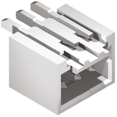 Molex Pico-SPOX Series Right Angle Surface Mount PCB Header, 3 Contact(s), 1.5mm Pitch, 1 Row(s), Shrouded