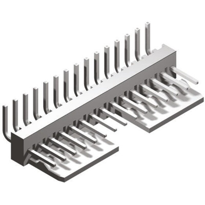 Molex KK 254 Series Right Angle Through Hole Pin Header, 14 Contact(s), 2.54mm Pitch, 1 Row(s), Unshrouded