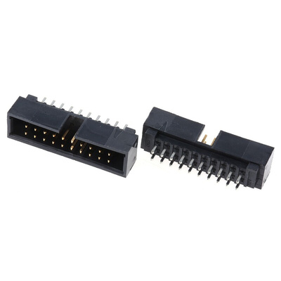 Molex C-Grid Series Straight Through Hole PCB Header, 20 Contact(s), 2.54mm Pitch, 2 Row(s), Shrouded
