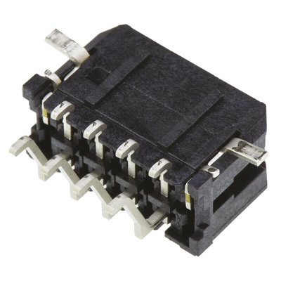 Molex Micro-Fit 3.0 Series Right Angle Surface Mount PCB Header, 8 Contact(s), 3.0mm Pitch, 2 Row(s), Shrouded