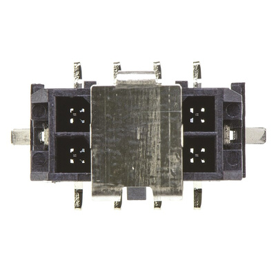 Molex Micro-Fit 3.0 Series Straight Surface Mount PCB Header, 8 Contact(s), 3.0mm Pitch, 2 Row(s), Shrouded