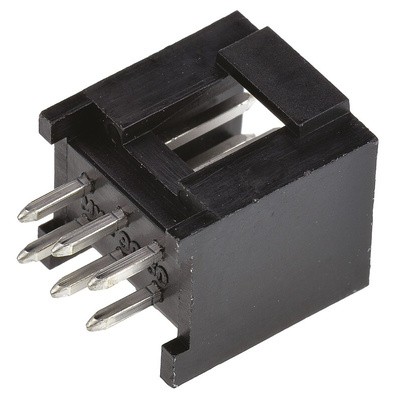 Molex C-Grid III Series Straight Through Hole PCB Header, 6 Contact(s), 2.54mm Pitch, 2 Row(s), Shrouded