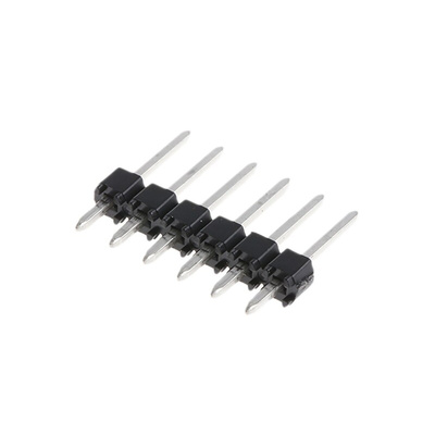 Molex C-Grid III Series Straight Through Hole Pin Header, 6 Contact(s), 2.54mm Pitch, 1 Row(s), Unshrouded
