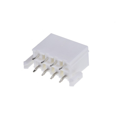 Molex Mini-Fit Jr. Series Straight Through Hole PCB Header, 8 Contact(s), 4.2mm Pitch, 2 Row(s), Shrouded