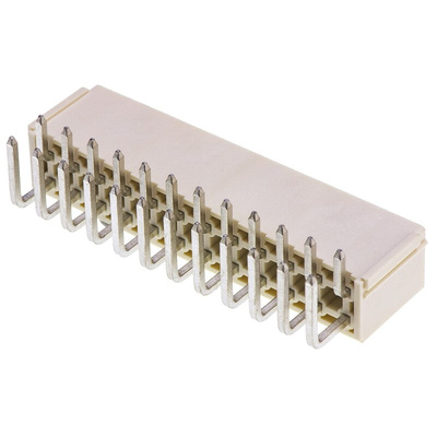 Molex Mini-Fit Jr. Series Right Angle Through Hole PCB Header, 24 Contact(s), 4.2mm Pitch, 2 Row(s), Shrouded