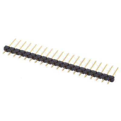 ASSMANN WSW AP Series Straight Through Hole Pin Header, 20 Contact(s), 2.54mm Pitch, 1 Row(s), Unshrouded