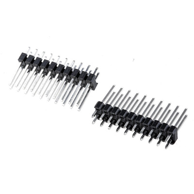 HARWIN M20 Series Straight Through Hole Pin Header, 20 Contact(s), 2.54mm Pitch, 2 Row(s), Unshrouded