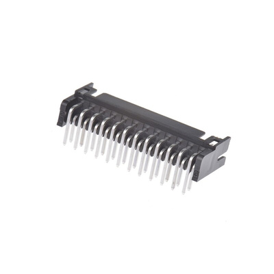 Hirose DF11 Series Right Angle Through Hole PCB Header, 24 Contact(s), 2.0mm Pitch, 2 Row(s), Shrouded