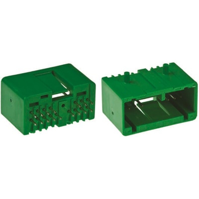 JAE IL-AG5 Series Straight Through Hole PCB Header, 14 Contact(s), 2.5mm Pitch, 2 Row(s), Shrouded