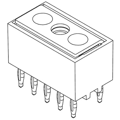 Molex EXTreme Zpower Series Straight Through Hole PCB Header, 2 Contact(s), 3.18mm Pitch, Shrouded