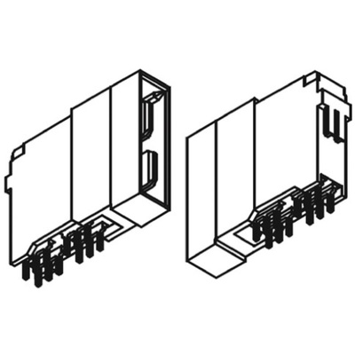 Molex EXTreme PowerMass Series Right Angle Through Hole PCB Header, 1 Contact(s), 3.2mm Pitch, Shrouded