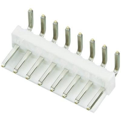 JST VH Series Right Angle Through Hole PCB Header, 8 Contact(s), 3.96mm Pitch, 1 Row(s), Shrouded