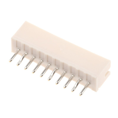 JST ZH Series Top Entry Through Hole PCB Header, 10 Contact(s), 1.5mm Pitch, 1 Row(s), Shrouded