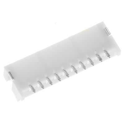 JST ZH Series Right Angle Surface Mount PCB Header, 10 Contact(s), 1.5mm Pitch, 1 Row(s), Shrouded