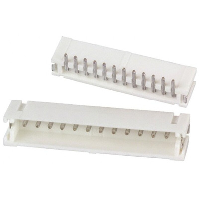 JST ZH Series Top Entry Surface Mount PCB Header, 12 Contact(s), 1.5mm Pitch, 1 Row(s), Shrouded